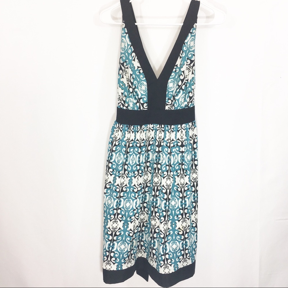 Trulli Teal & Black Dress